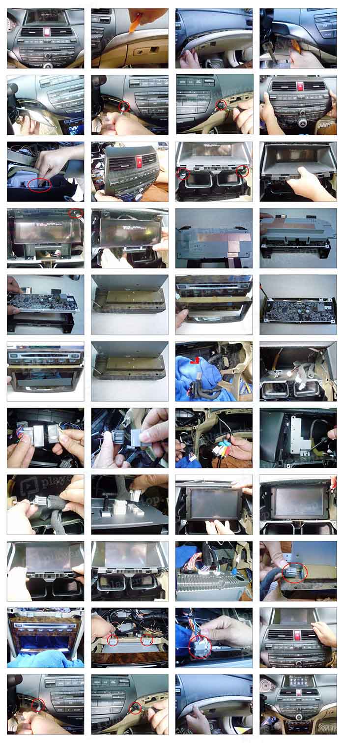 Branchement autoradio GPS honda accord 2008